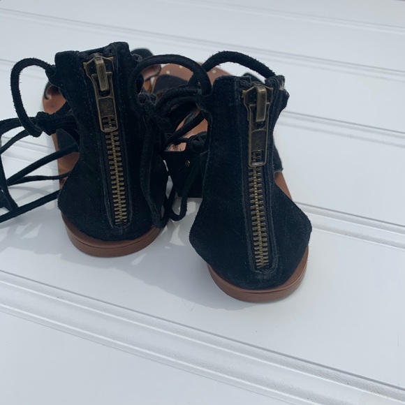 Madewell Black Bridget Lace Up Gladiator Sandal - Picture 4 of 8